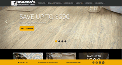Desktop Screenshot of maccosflooring.com