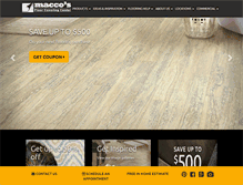 Tablet Screenshot of maccosflooring.com